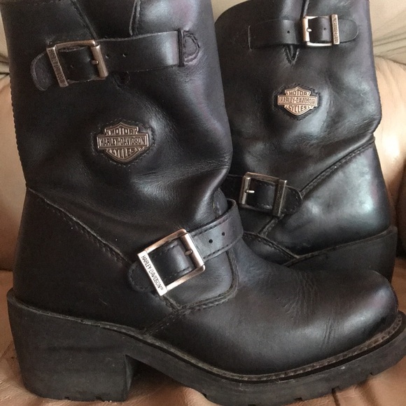 Womens Harley Davidson boots size 9 - Picture 4 of 8